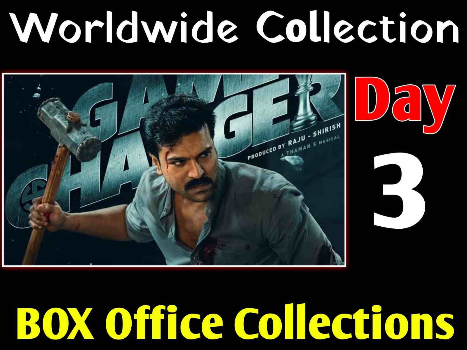 game changer box office collection day 3